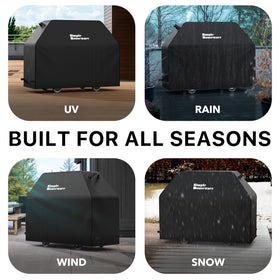 Simple Houseware side handles enable effortless removal after grilling sessions.