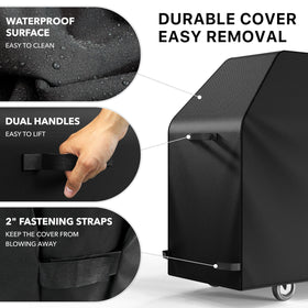 Simple Houseware handles detail, easy lift for removal.