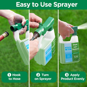 Covers up to 3,200 square feet when used with the sprayer
