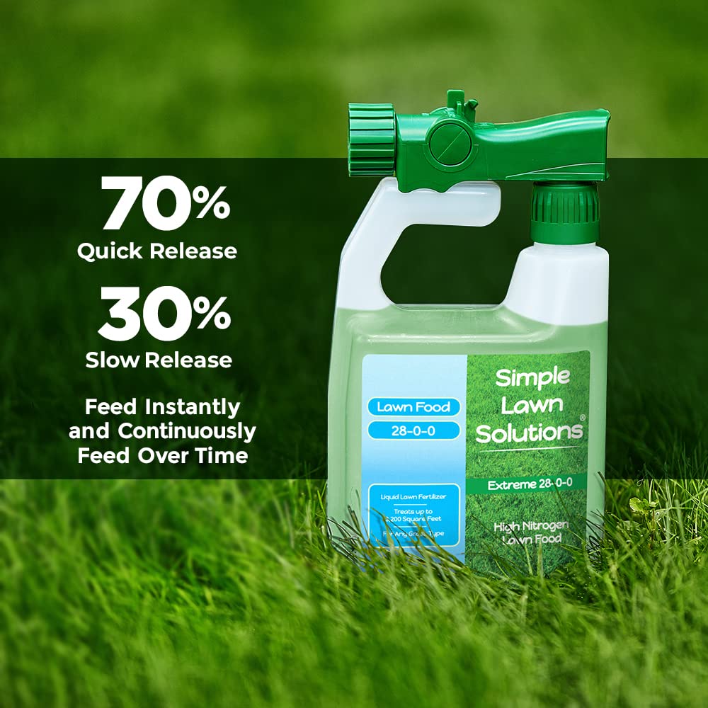 Simple Lawn Solutions 28-0-0 suitable for all grass types