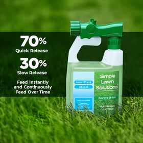 Simple Lawn Solutions 28-0-0 suitable for all grass types