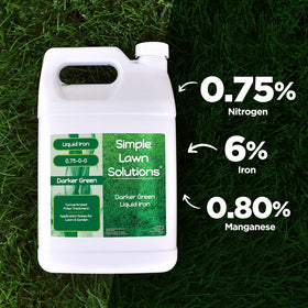 Simple Lawn Solutions chelated micronutrients highlight iron and manganese.