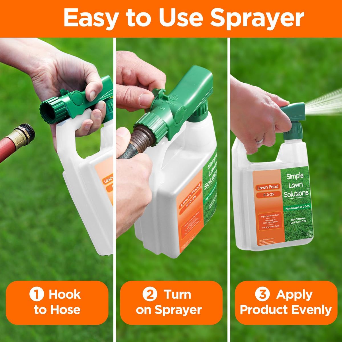 Lush green lawn suggests potential turf vigor after treatment with Simple Lawn Solutions.