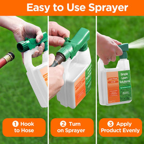 Lush green lawn suggests potential turf vigor after treatment with Simple Lawn Solutions.