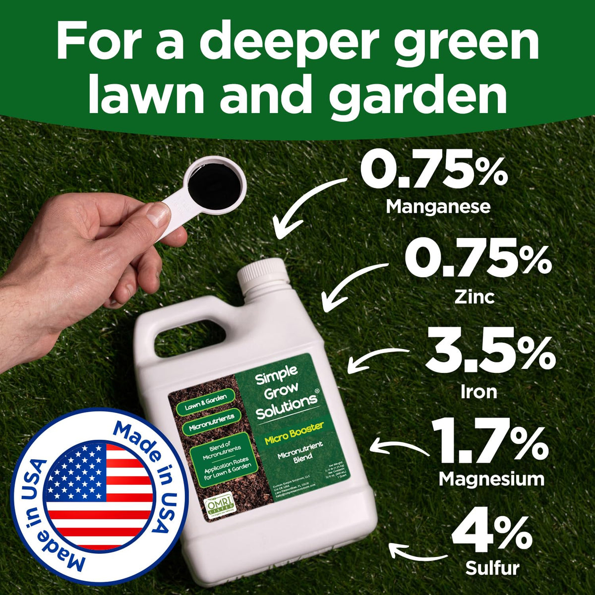 Simple Lawn Solutions hose-end sprayer compatibility for easy coverage