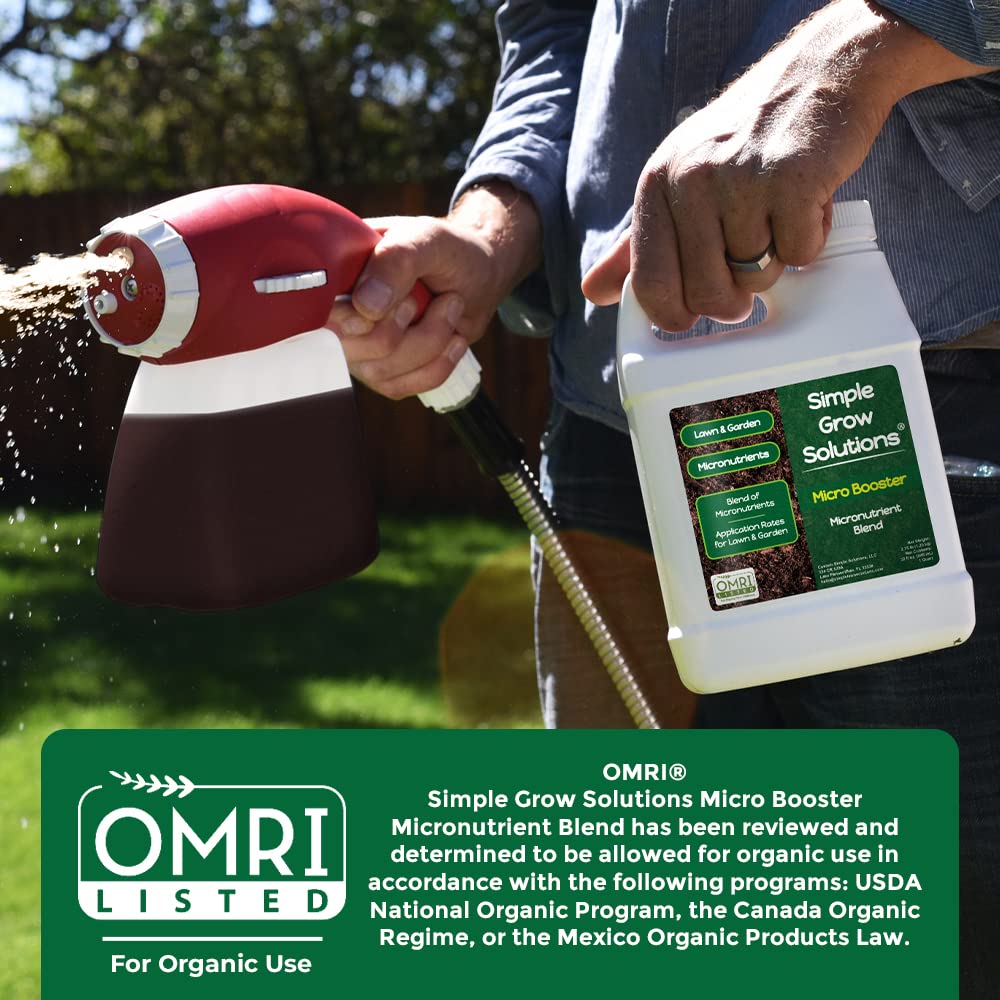 Simple Lawn Solutions liquid micronutrients with iron, manganese, zinc for rapid uptake