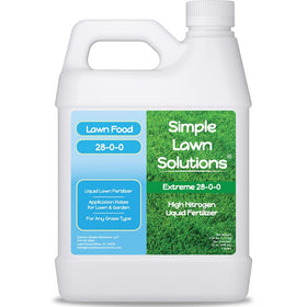 Simple Lawn Solutions Maximum Green Growth bottle pour enhances quick lawn nourishment