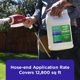Simple Lawn Solutions nitrogen iron micronutrients deliver vibrant growth.