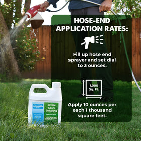 Seaweed and fish emulsion ingredients in Simple Lawn Solutions formulation