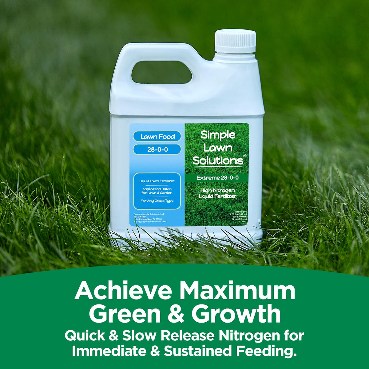 Slow-release nitrogen provides ongoing feeding between applications for lawn health