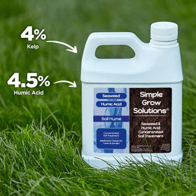 Simple Lawn Solutions Soil Hume fertilizer program compatibility indicates synergistic care for lawns and gardens.