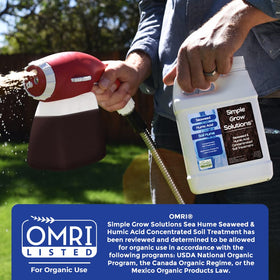 Simple Lawn Solutions Soil Hume humic acid focuses on boosting root vitality and nutrient efficiency in plants.