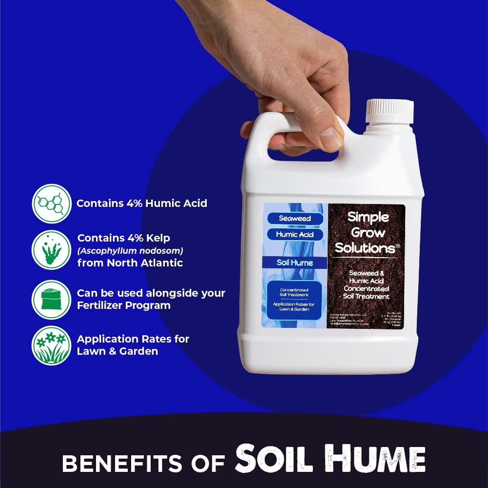 Simple Lawn Solutions Soil Hume nutrient uptake visual shows enhanced transfer for diverse grasses and garden plants.