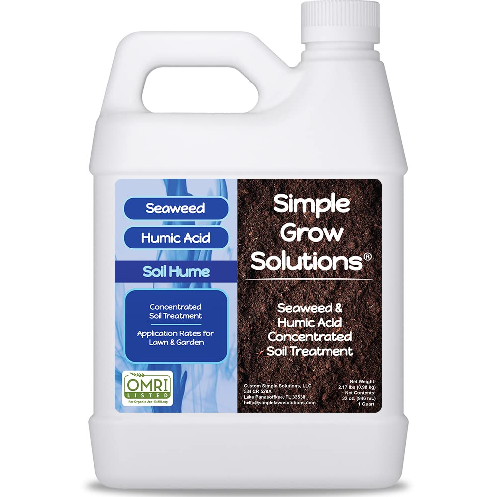 Simple Lawn Solutions Soil Hume seaweed application supports soil vitality and nutrient uptake for lawns.