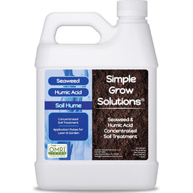 Simple Lawn Solutions Soil Hume seaweed application supports soil vitality and nutrient uptake for lawns.