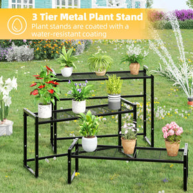 Simple Trending metal plant stand durable iron tubing supports up to 150 pounds