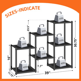 Simple Trending assembly-friendly 7-tier plant stand with included tools