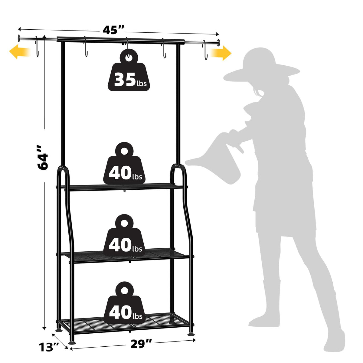 Simple Trending assembly-friendly design with included tools ensures quick setup.