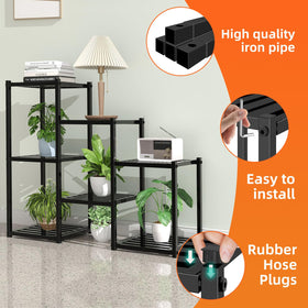 Simple Trending plant stand in a living room as a decorative focal point