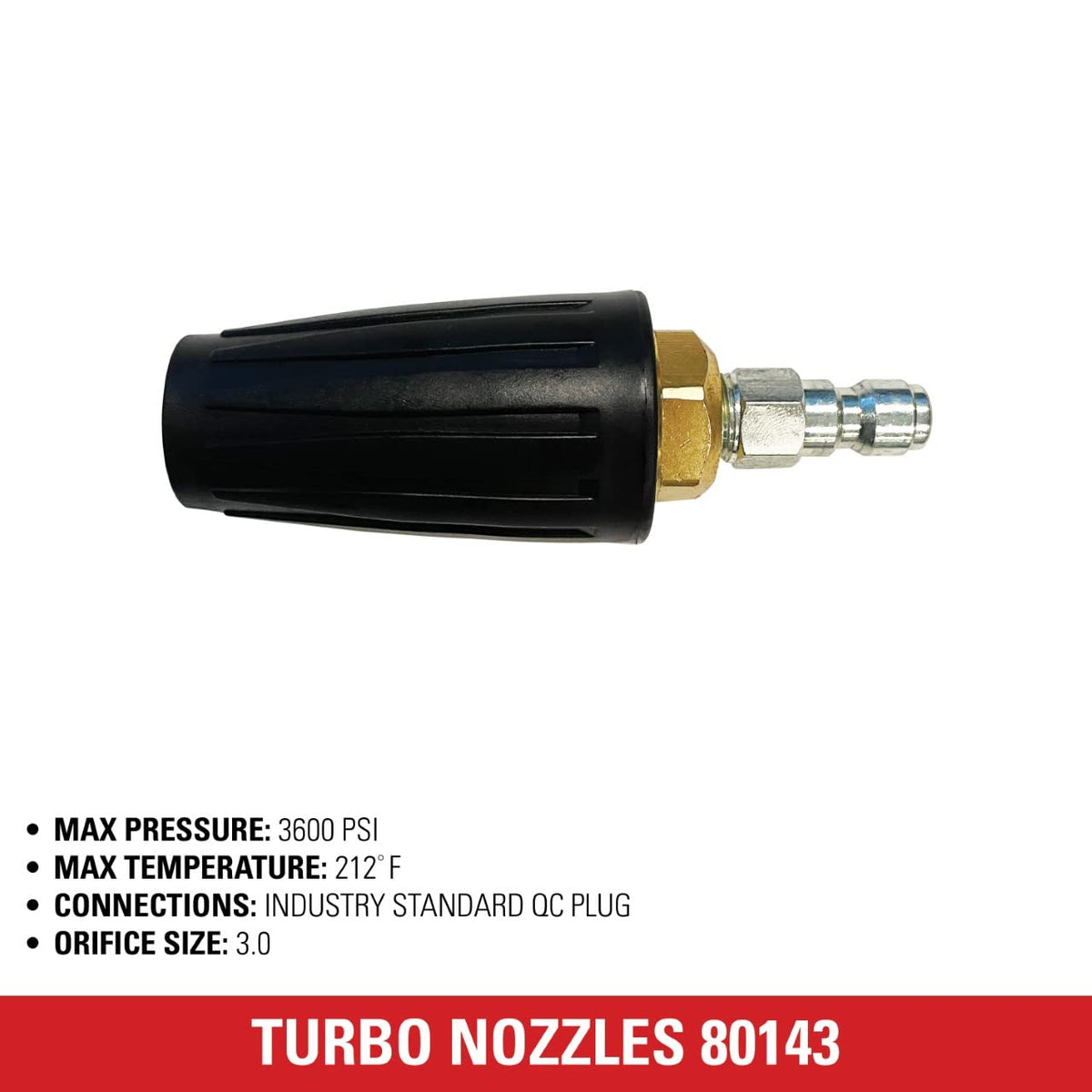 SIMPSON 80143 turbo nozzle ideal for brick and concrete cleaning