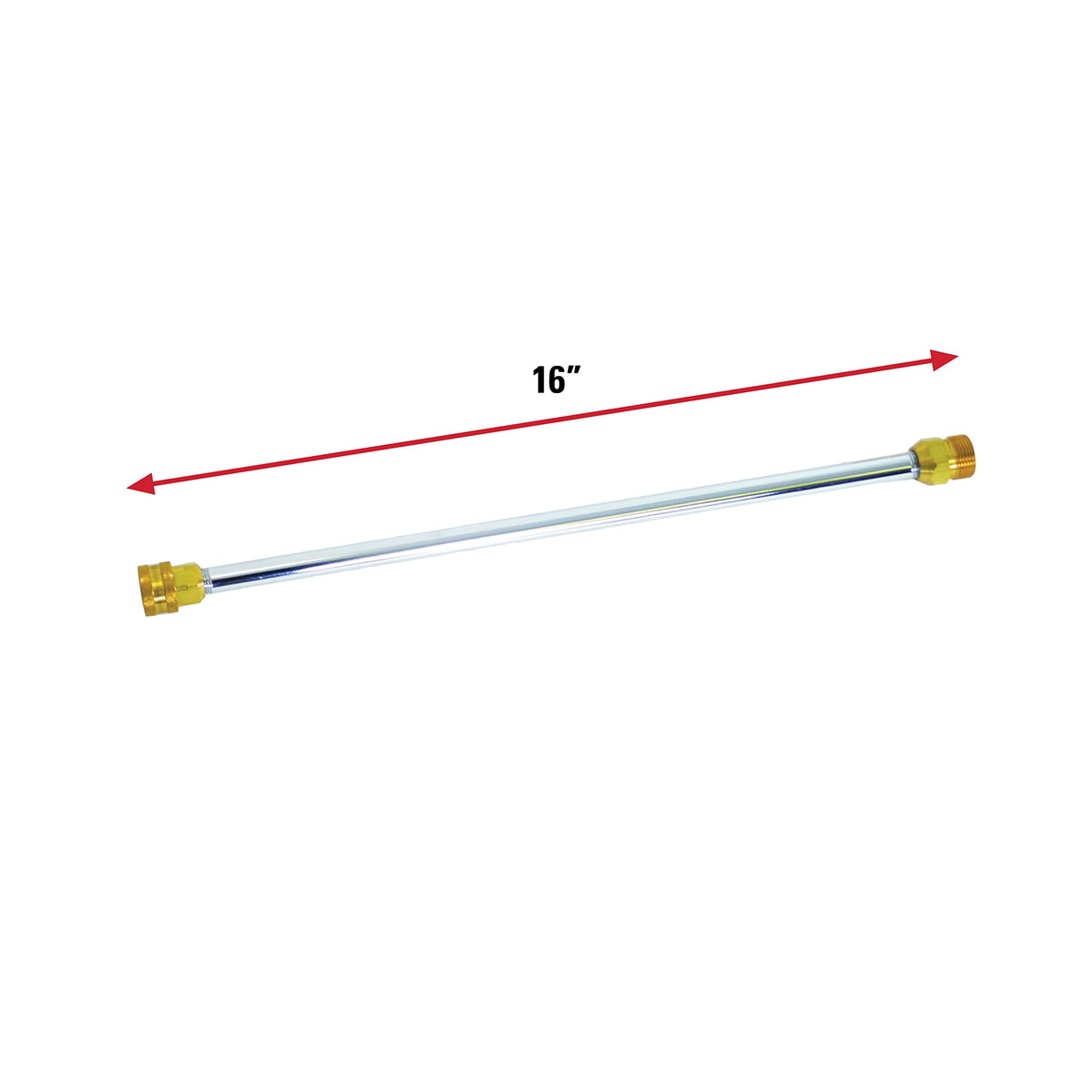 Simpson 80149 universal 16-inch wand extends reach for residential cleaning.