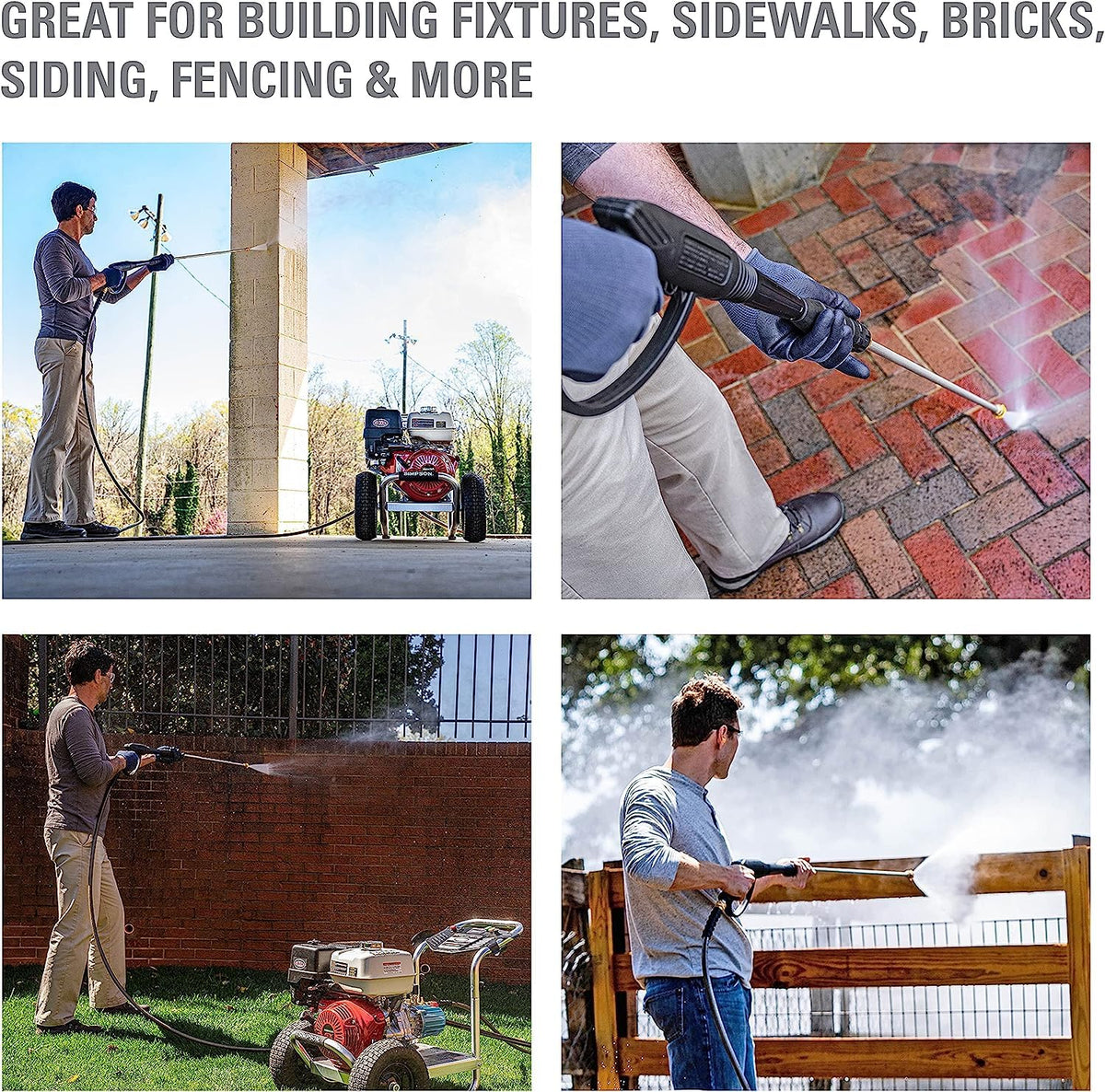 SIMPSON ALH4240 aircraft-grade aluminum frame provides lightweight portability.