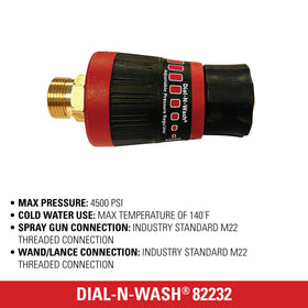 SIMPSON Dial-N-Wash tool-free setup between gun and wand