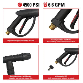 SIMPSON M22-compatible hose connections enable universal, easy hookups