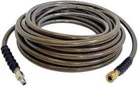 Simpson Monster hose 4500psi, 100 ft, 3-8in brown, ready for high-pressure cleaning.