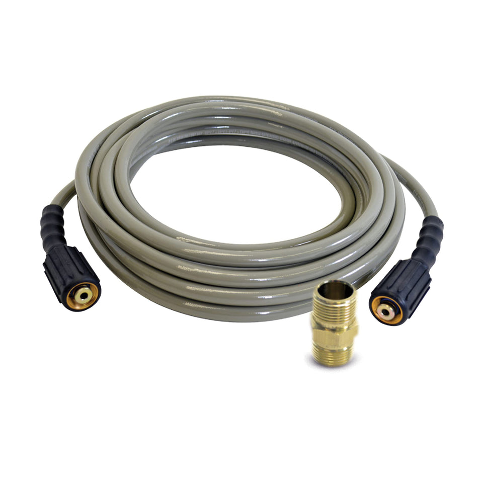SIMPSON MorFlex 3700 PSI hose coil for easy storage and quick setup.
