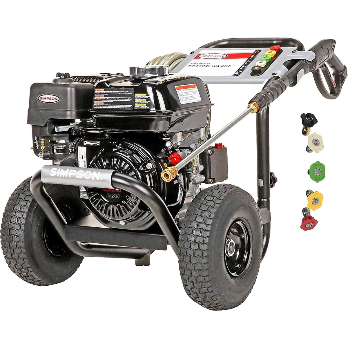 SIMPSON PowerShot 3300psi pressure washer ready for tough outdoor cleaning tasks.