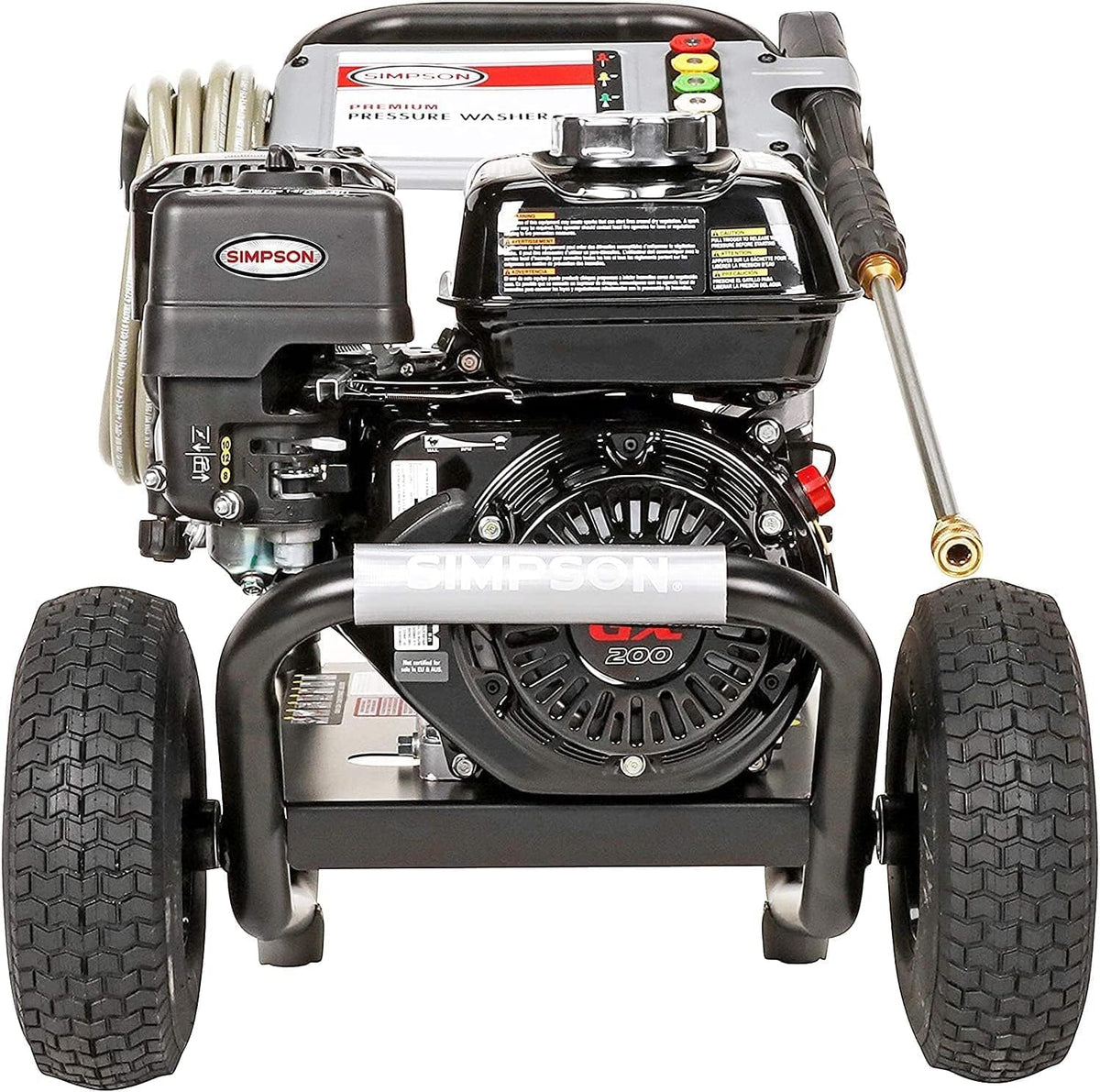 SIMPSON steel frame construction emphasizes durability and easy transport.