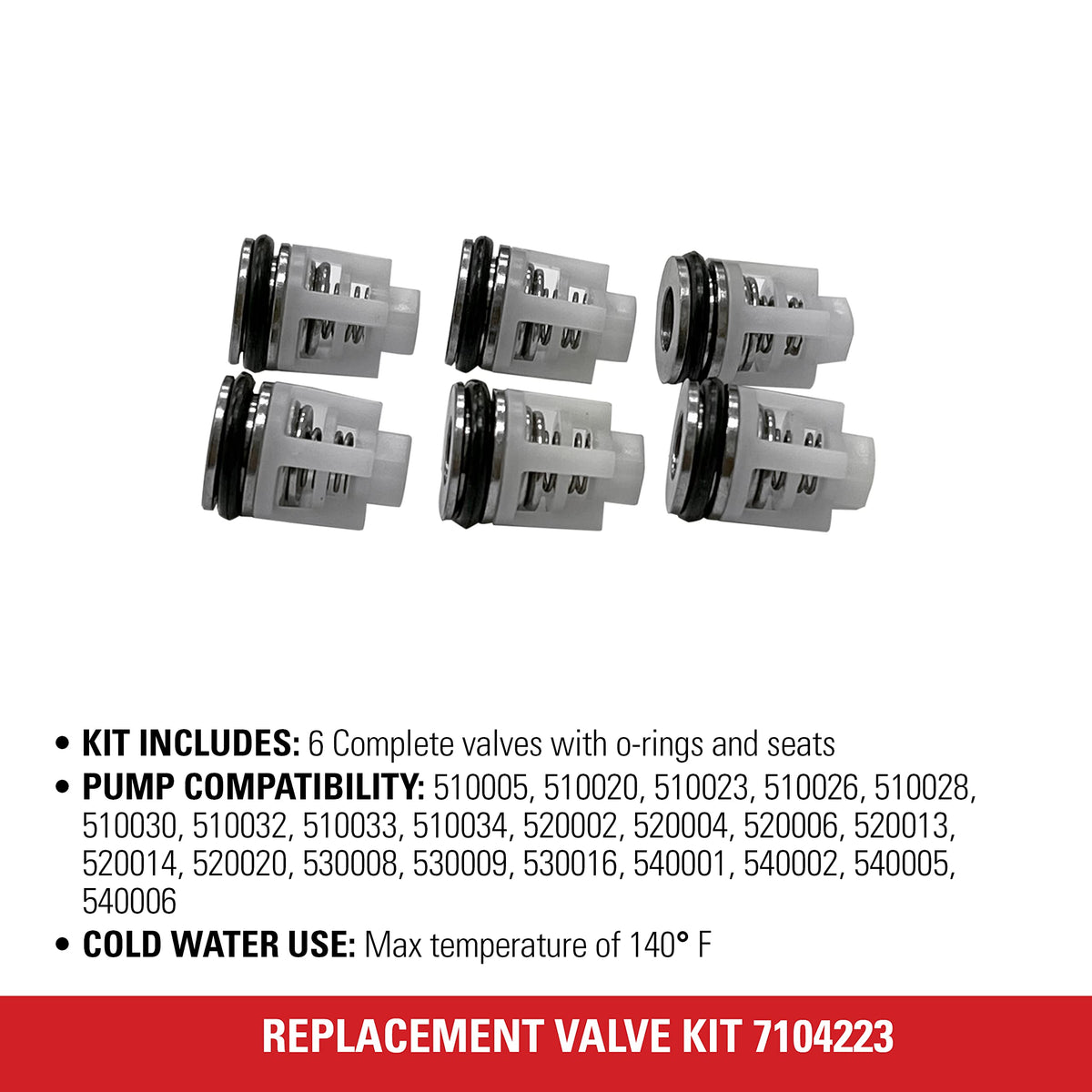 SIMPSON kit includes pre-greased o-rings for easy installation.
