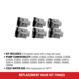 SIMPSON kit includes pre-greased o-rings for easy installation.