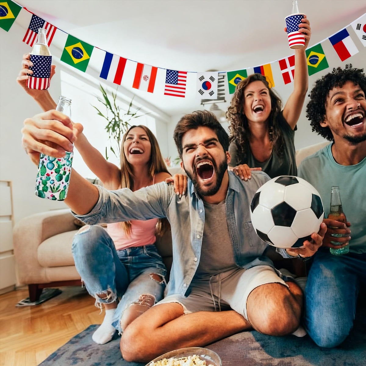 SIMVOTM Olympics and World Cup-themed decoration for dynamic venue celebrations