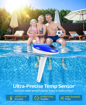 Sinbyuer IP68 waterproof thermometer resists splashes for reliable readings