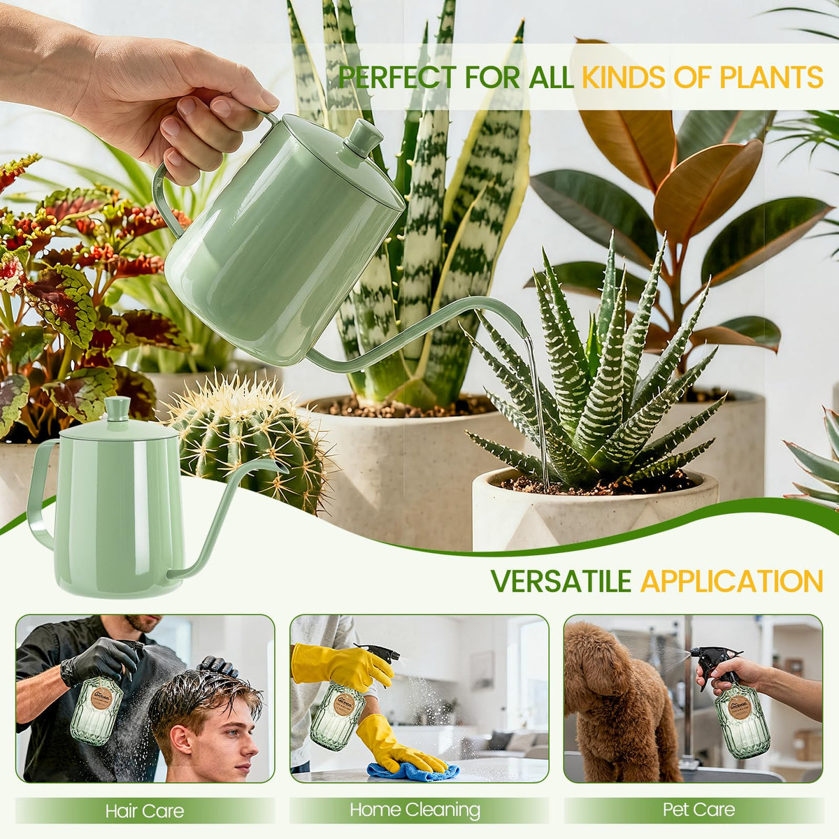 Sincengel gift-ready set with greeting card for plant lovers