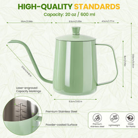 Sincengel green exterior provides a modern decor touch and corrosion protection