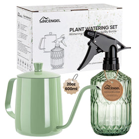 Sincengel watering can with long spout delivers precise watering for indoor plants