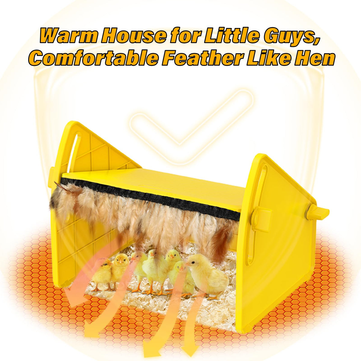 Sindarhor feather attachment adds comforting warmth for chicks.