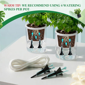 Singhoow durable ABS spikes keep planters stable while watering.