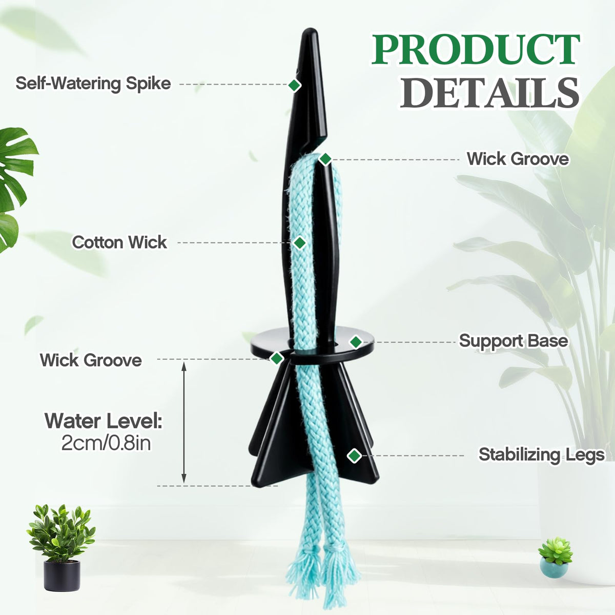 Singhoow watering system in use highlights consistent root moisture