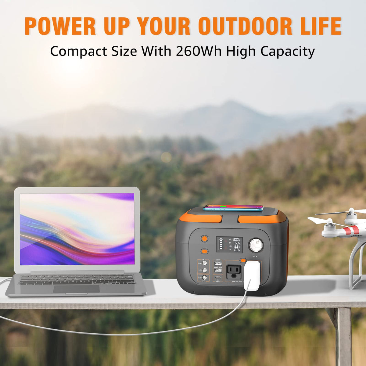 SinKeu 300W compact design for travel-friendly power