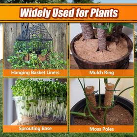 Sinimaka Coco Liner Roll pet mat and reptile habitat