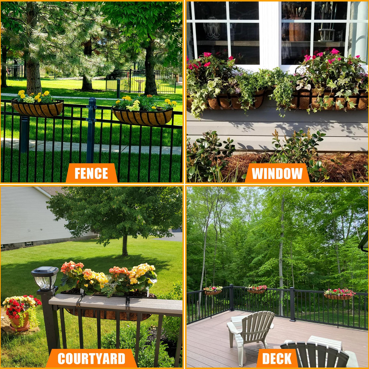 Sinimaka Coco Liners season-durable reliable across garden seasons with stable appearance.