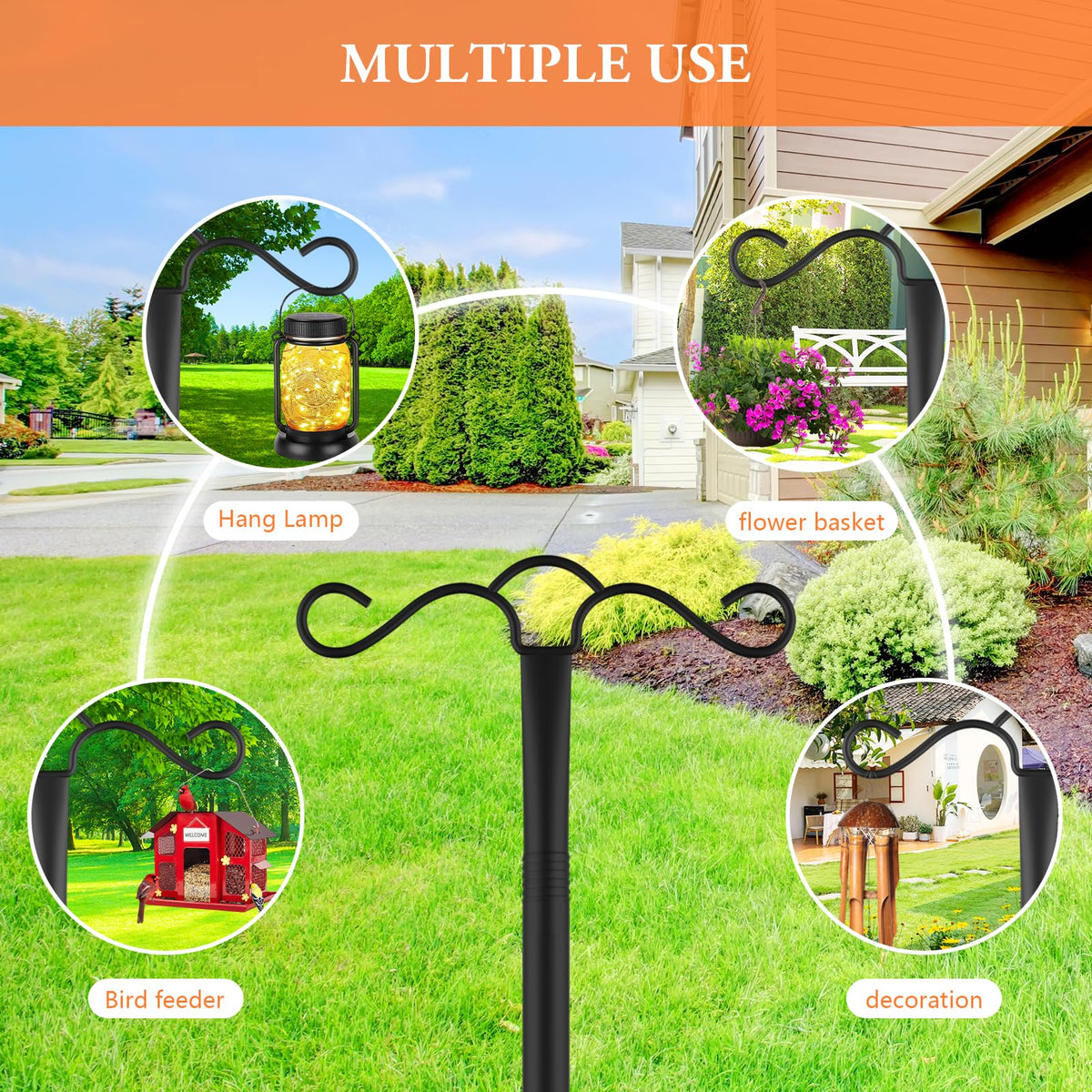 SINLEY easy install hook kit enables quick setup for garden and patio displays
