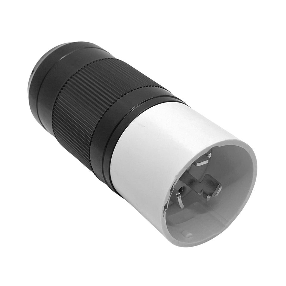 Sintron generator male connector with NEMA SS2-50P for reliable power.