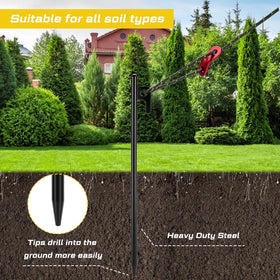 Sintuff 13.12 ft rope segments enable quick, secure anchorage for trees