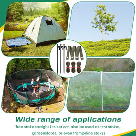 Sintuff stake kit used for leaning trees and garden stakes