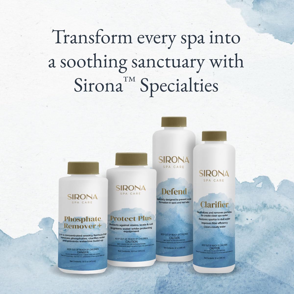 Sirona 82128 residue removal on body oils supports cleaner spa surfaces and odors